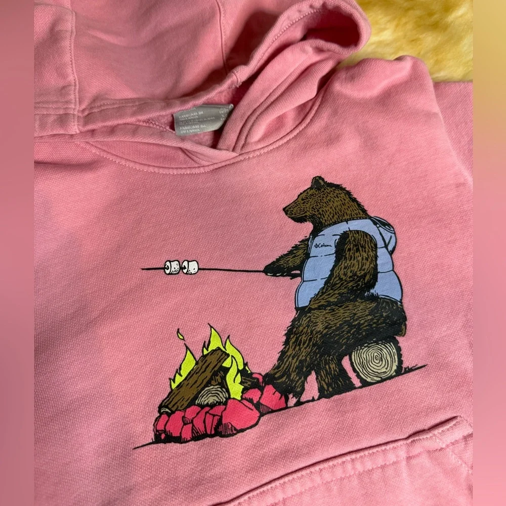 Columbia Girls Camping‎ Hoodie XS (6/7) 🐻🔥